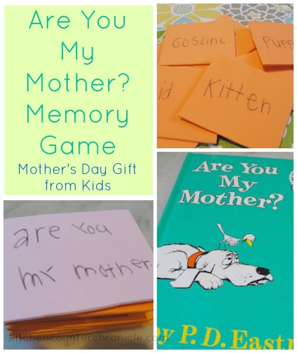 are you my mother memory game