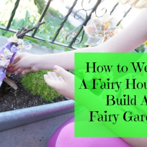 how to build a fairy house and fairy garden
