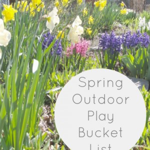 spring outdoor play bucket list