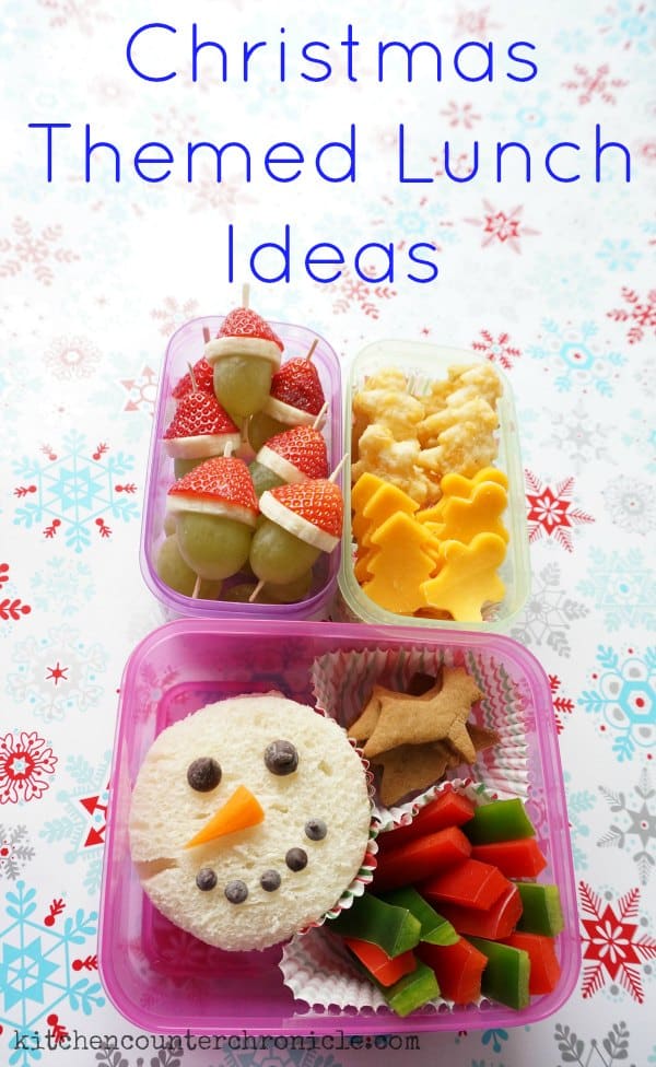 Christmas Themed Lunch Ideas for Kids