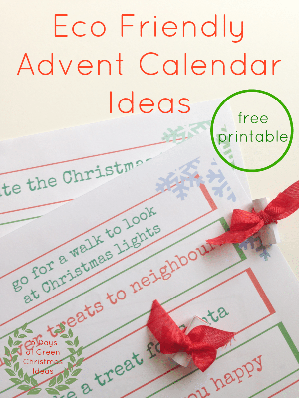 Eco Friendly Advent Calendar Eco Friendly Advent Calendar