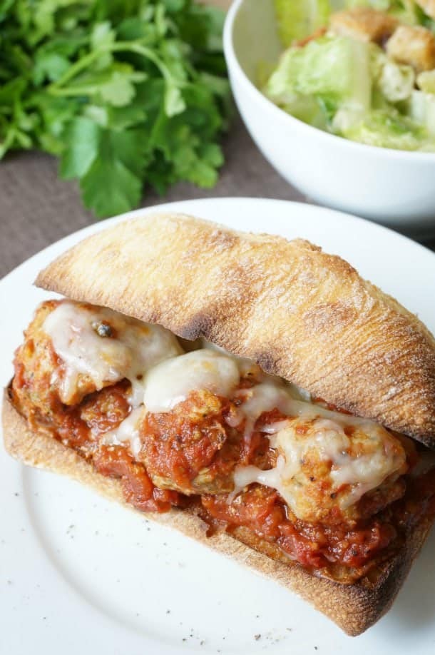 Turkey Meatball Subs