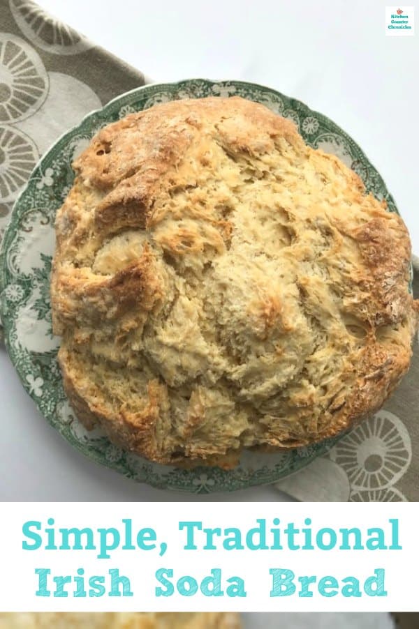 irish soda bread on plate