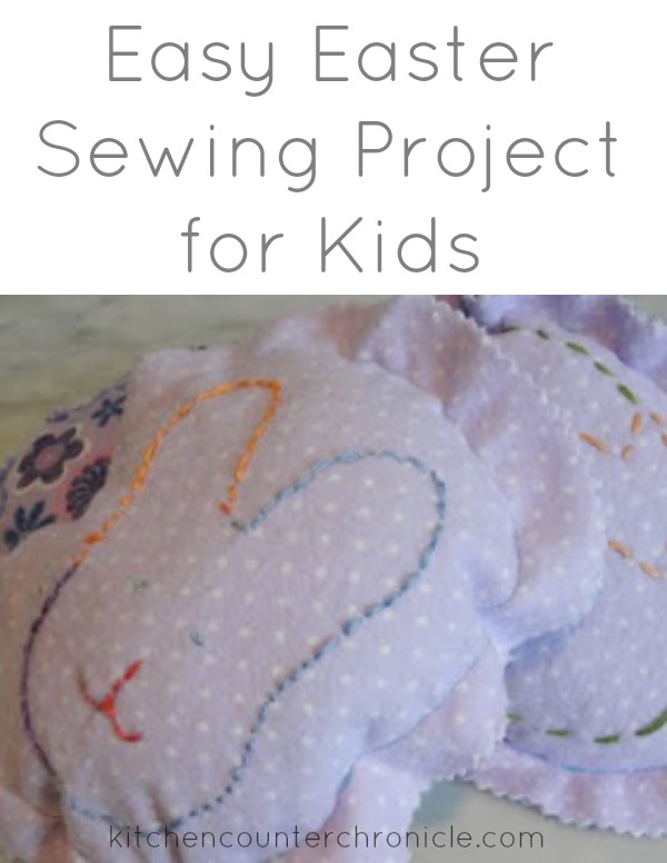 sew easy easter project for kids