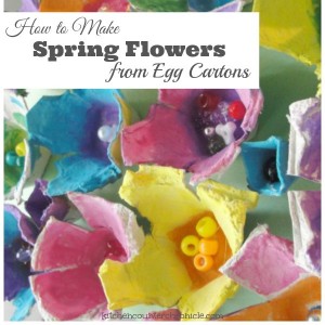how to make egg carton flowers
