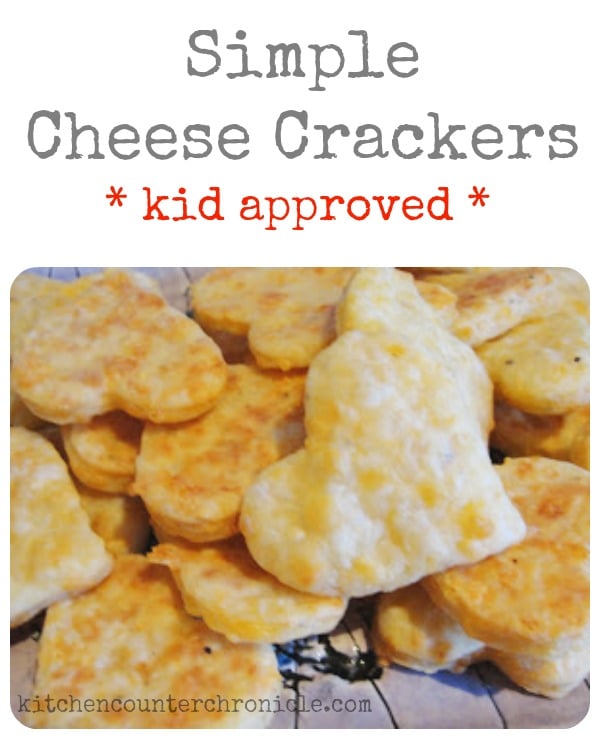 simple cheese crackers