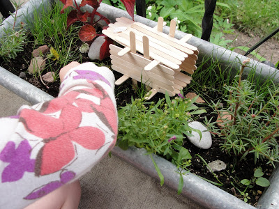 popsicle stick fairy house