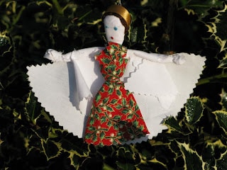 fabric scrap angel