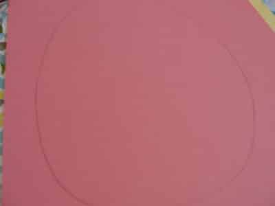 Tissue Paper Easter Egg cut out