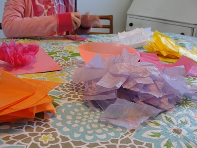Tissue Paper piles