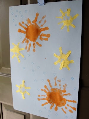 summer solstice stamp door hanger