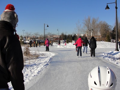 ice skating