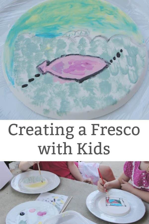 Creating a Fresco with Kids - Kids Get Arty