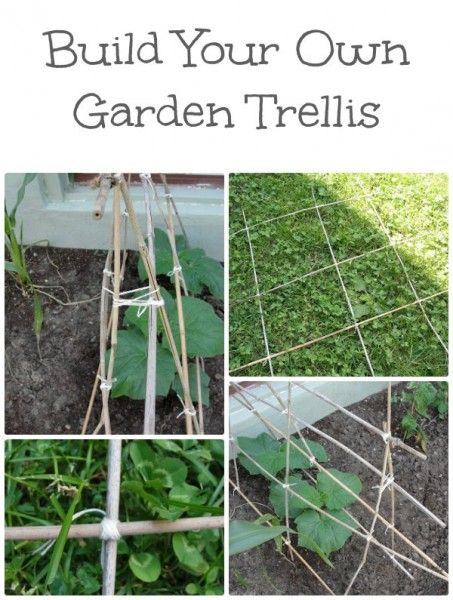build your own garden trellis