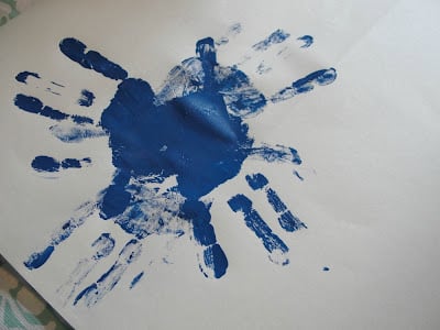 hand print ring