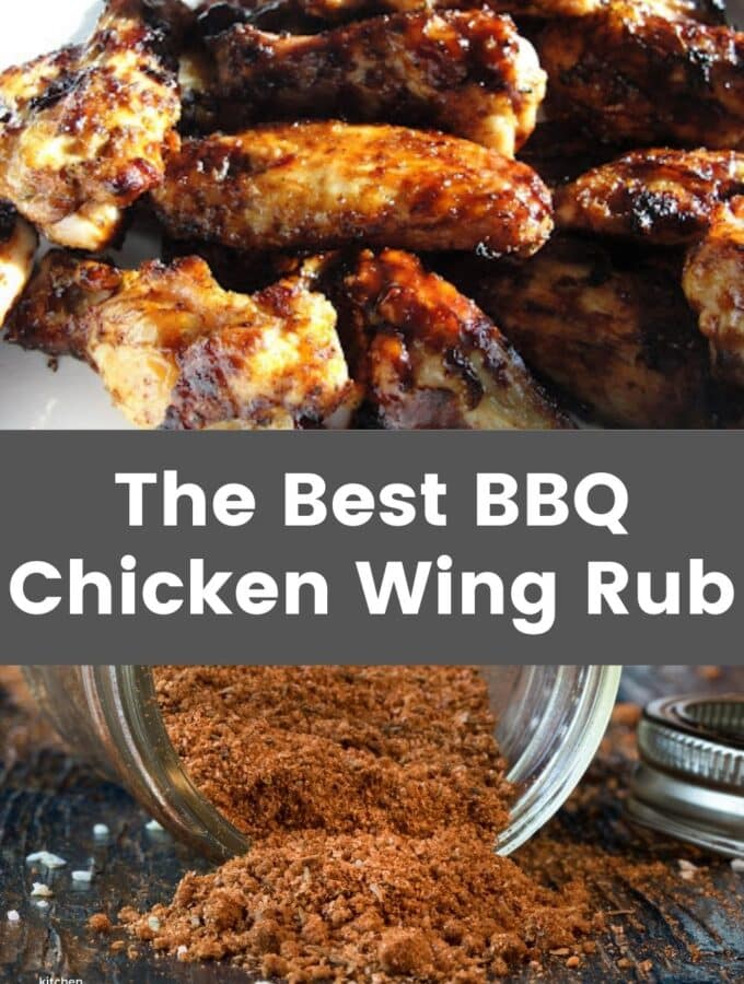 bbq chicken wings with chicken spice rub