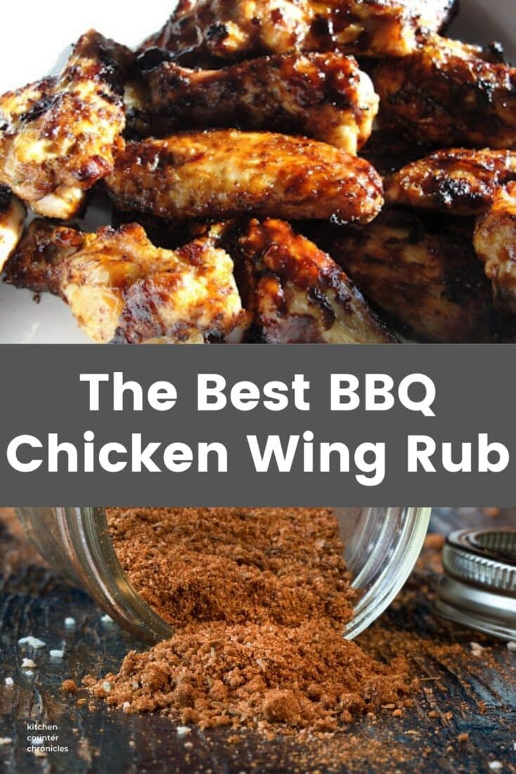 bbq chicken wings with chicken spice rub