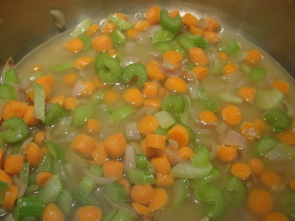 saute vegetables
