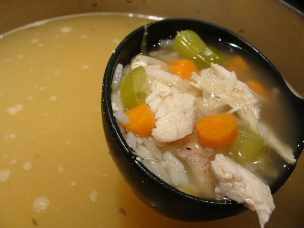 boiling soup
