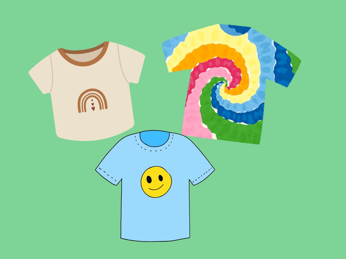 3 t-shirts various colors