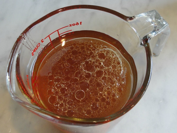 wet ingredients in bowl