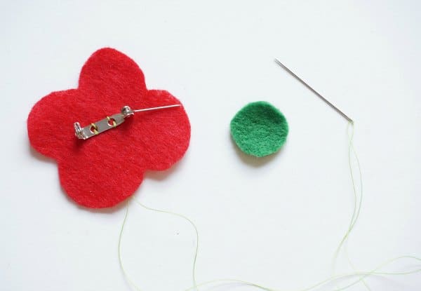 how to make a felt poppy