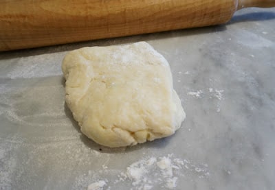 homemade crackers dough ball