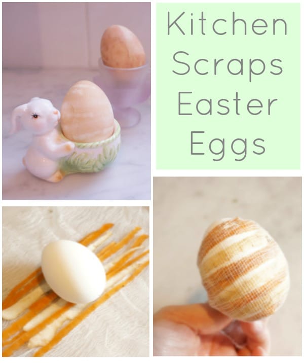 how to colour easter eggs with kitchen scraps