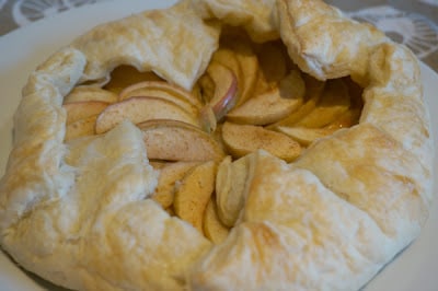 apple galette baked