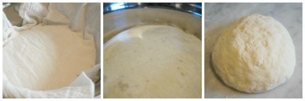 pizza dough rising