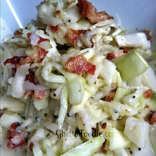 apple bacon slaw