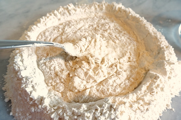 bread dough mixing