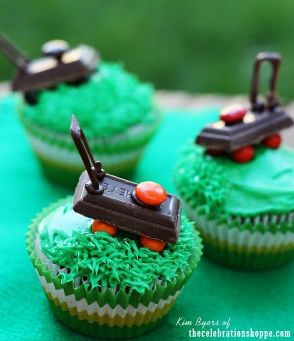 lawnmower cupcakes
