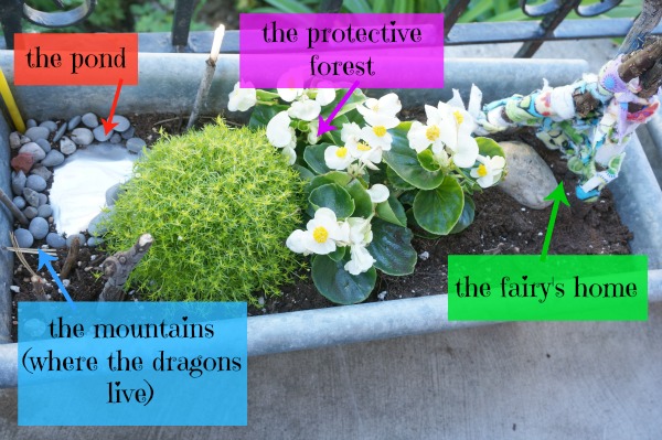 fairy house and garden