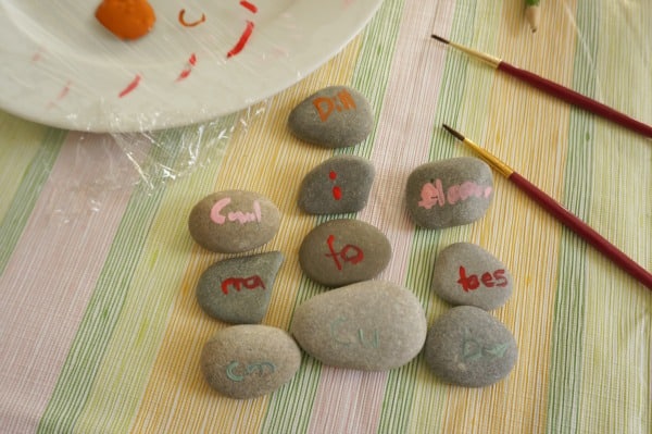 garden markers painted
