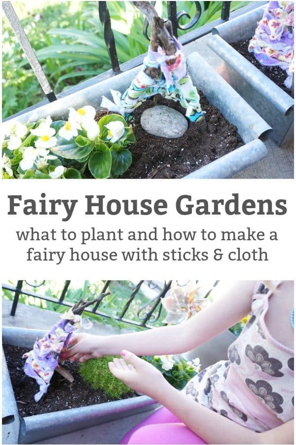 how to make a fairy house garden with sticks