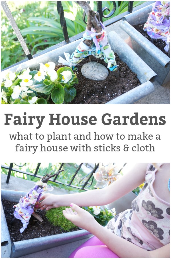 how to make a fairy house garden with sticks