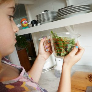 kids learning in the kitchen