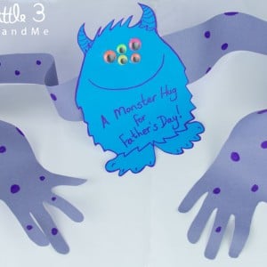 monster hug card