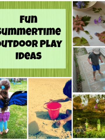 summertime outdoor play ideas