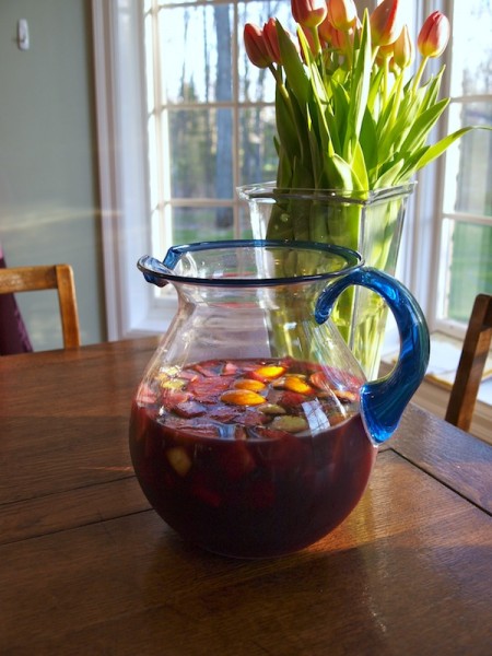 boozy sangria