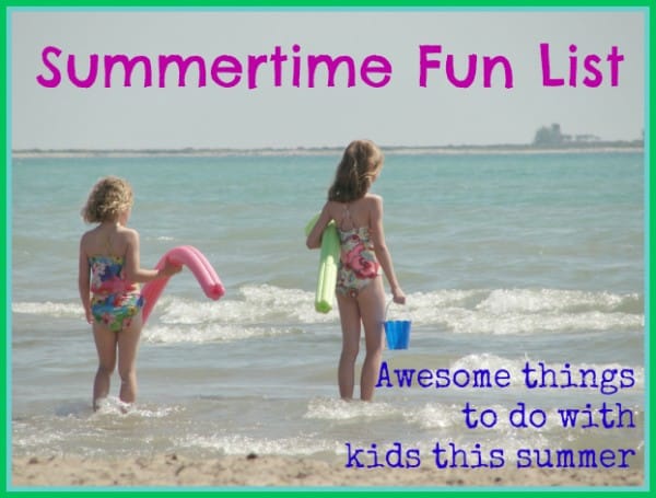 summertime fun list 2013