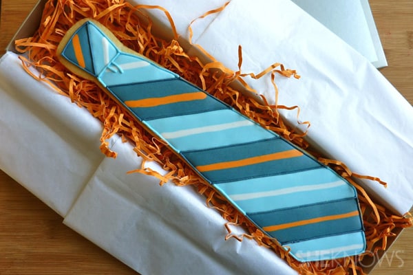 neck tie cookie
