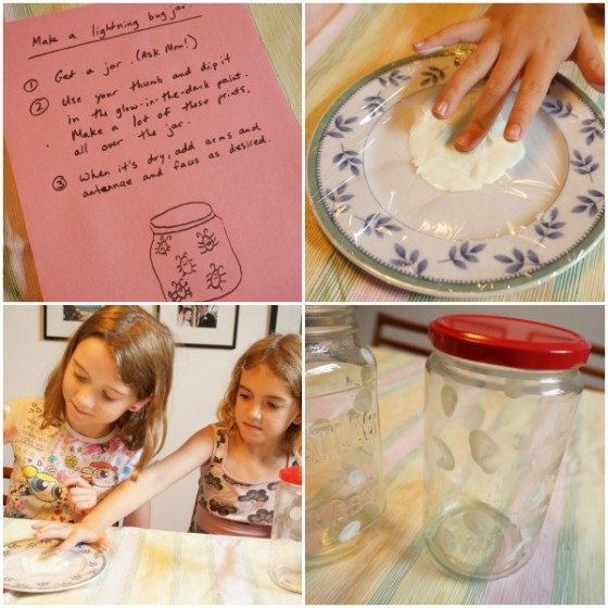 firefly in jar collage