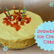 strawberry ice cream cake