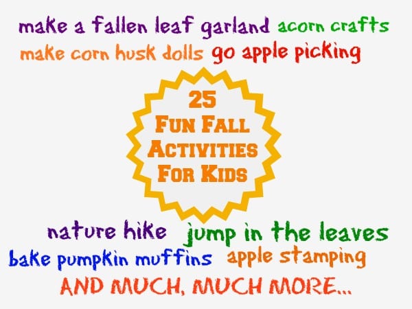 fall activities for kids