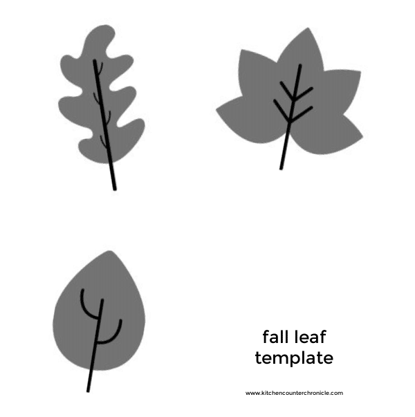 printable fall leaf template
