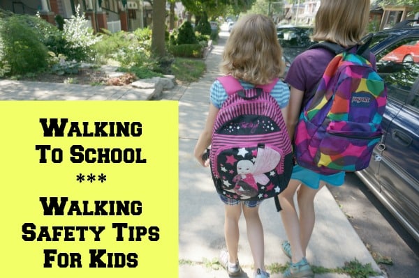 walking safety tips for kids