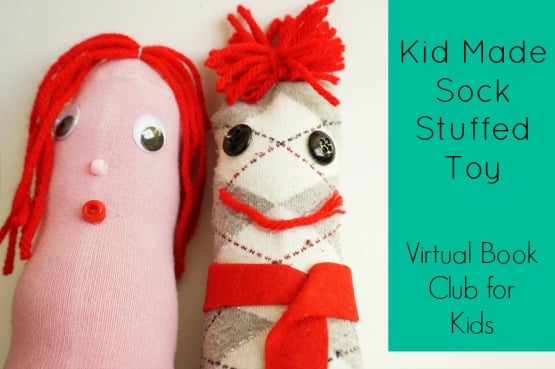 kid made sock stuffed toy