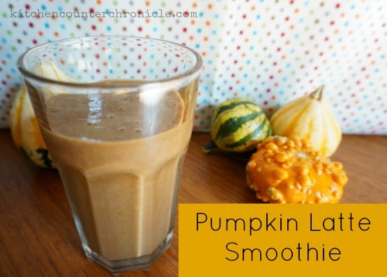 pumpkin latte smoothie cover